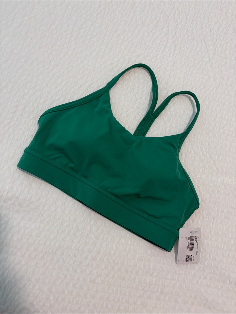 lululemon athletica Emerald Green Strappy Sports Bra